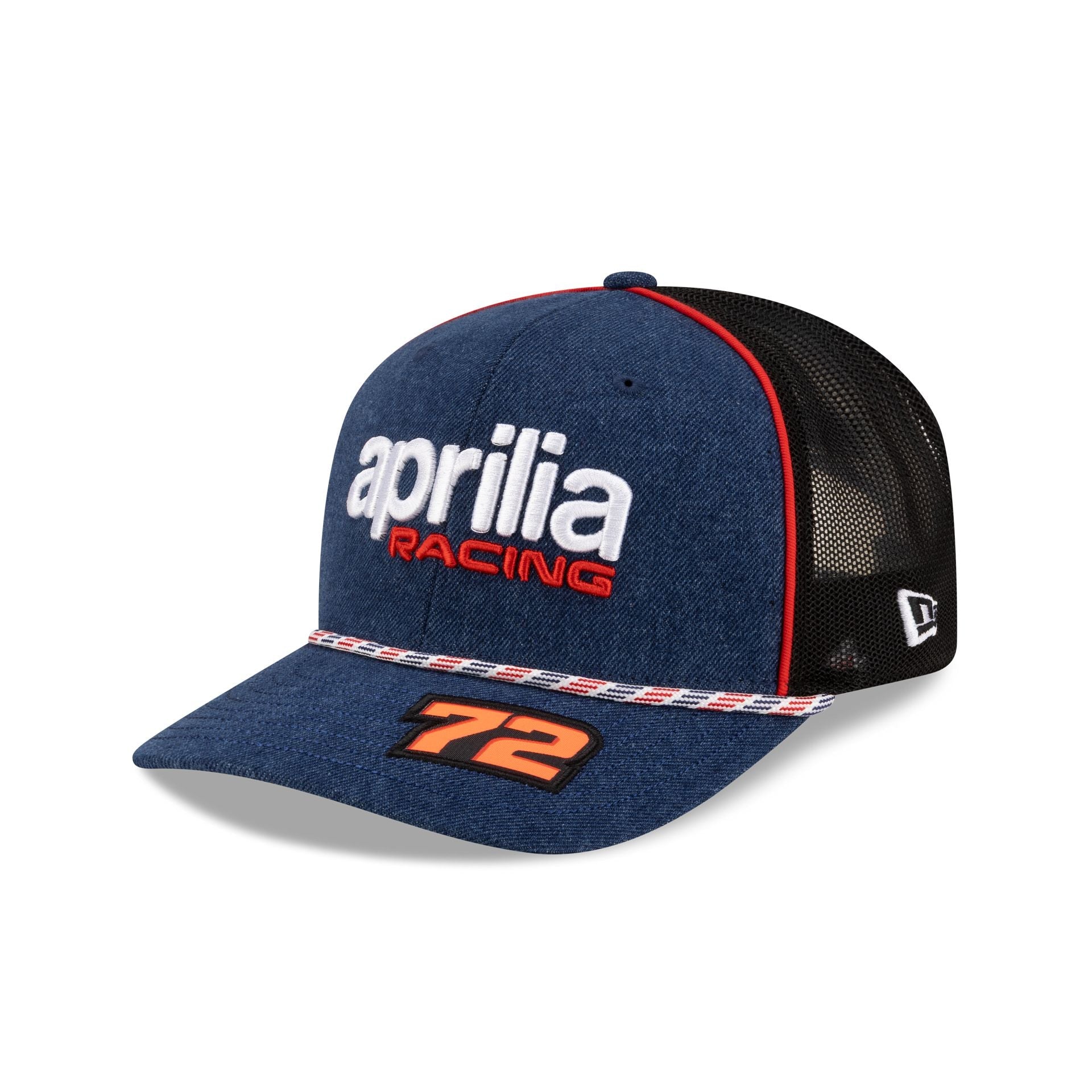 2026 Austin Race Special Aprilia Racing Marco Bezzecchi Denim 9SEVENTY Trucker Hat