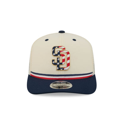 San Diego Padres Independence Day 2026 9SEVENTY Trucker Hat