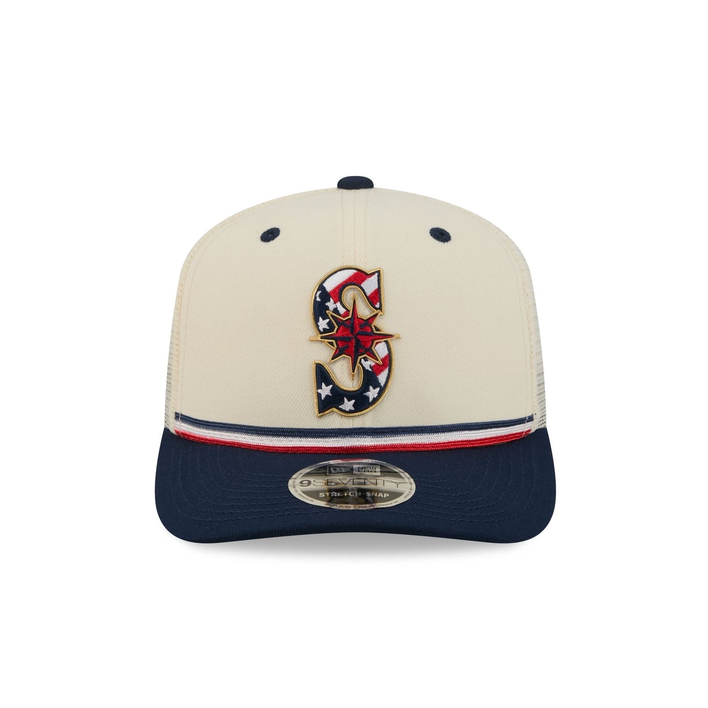 Seattle Mariners Independence Day 2026 9SEVENTY Trucker Hat