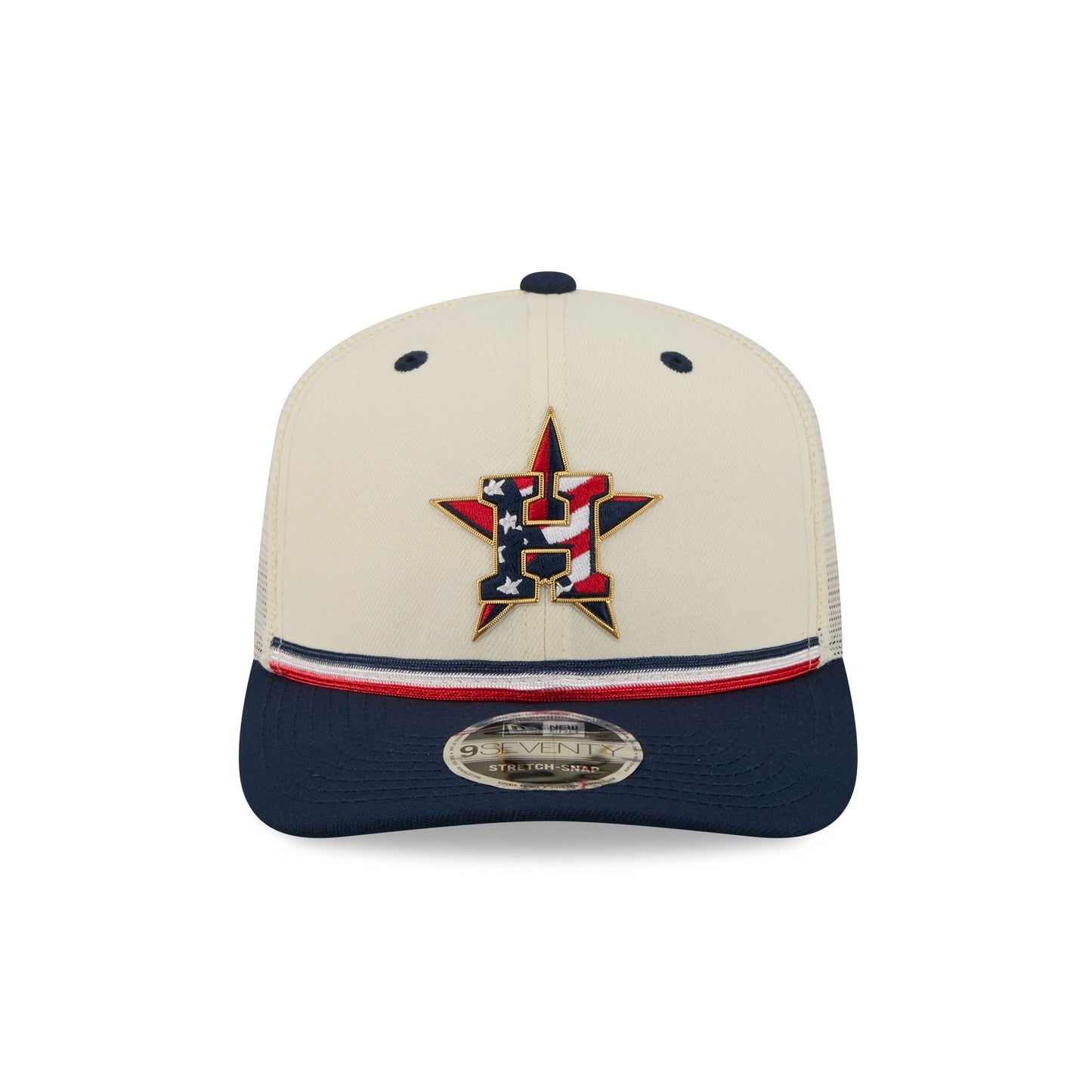 Houston Astros Independence Day 2026 9SEVENTY Trucker Hat
