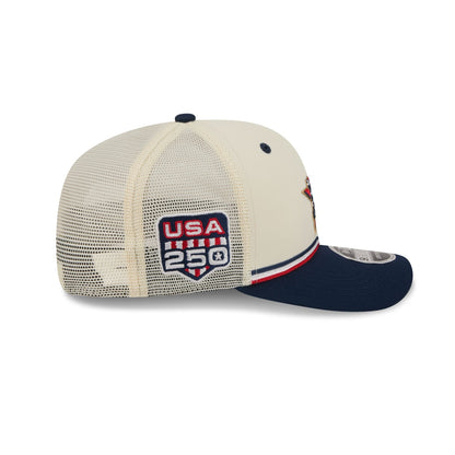 Houston Astros Independence Day 2026 9SEVENTY Trucker Hat