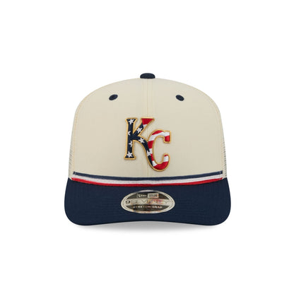 Kansas City Royals Independence Day 2026 9SEVENTY Trucker Hat