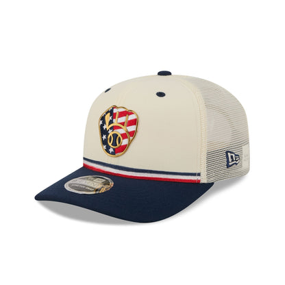 Milwaukee Brewers Independence Day 2026 9SEVENTY Trucker Hat