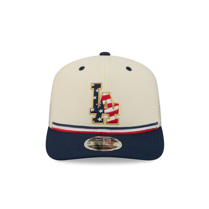 Los Angeles Dodgers Independence Day 2026 9SEVENTY Trucker Hat