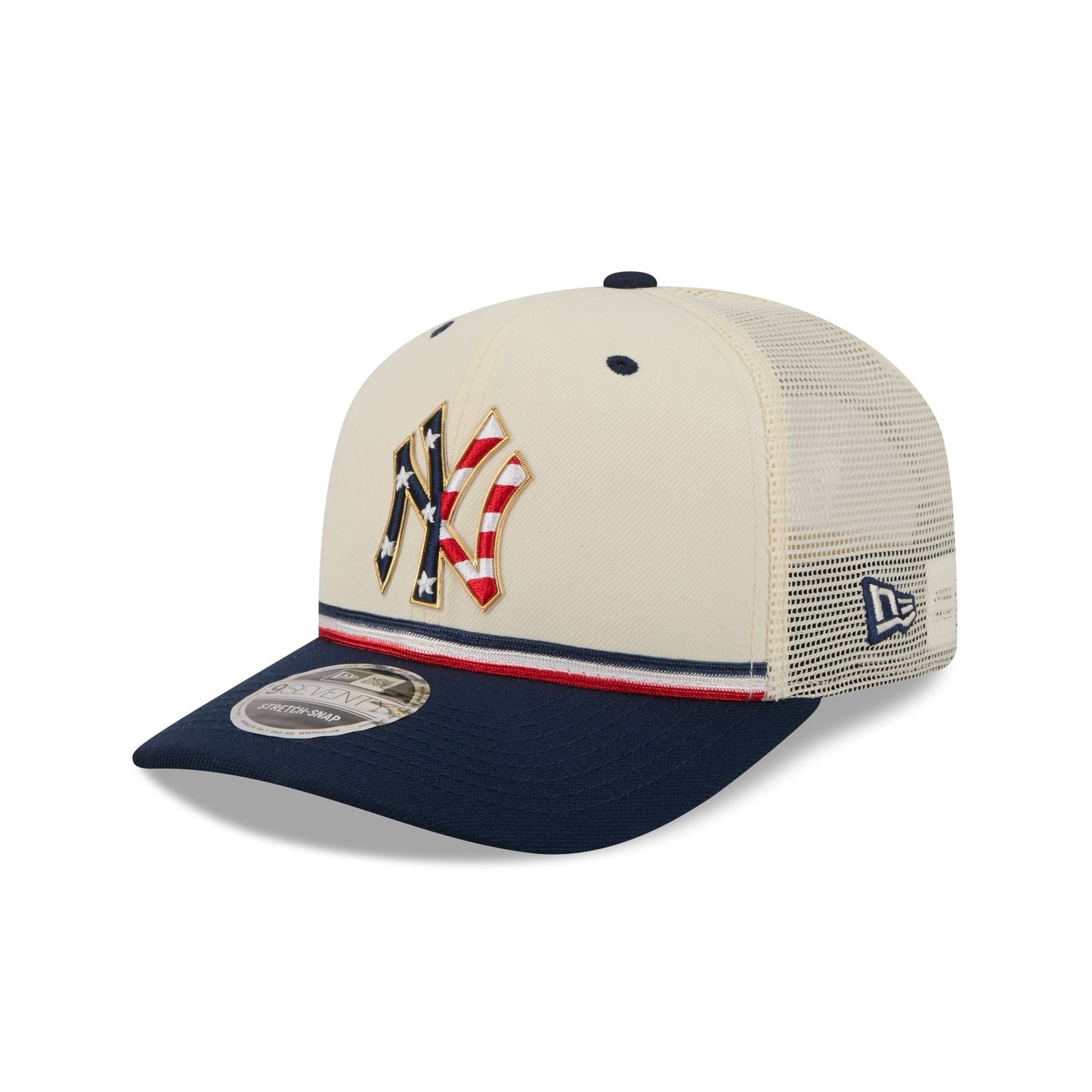 New York Yankees Independence Day 2026 9SEVENTY Trucker Hat