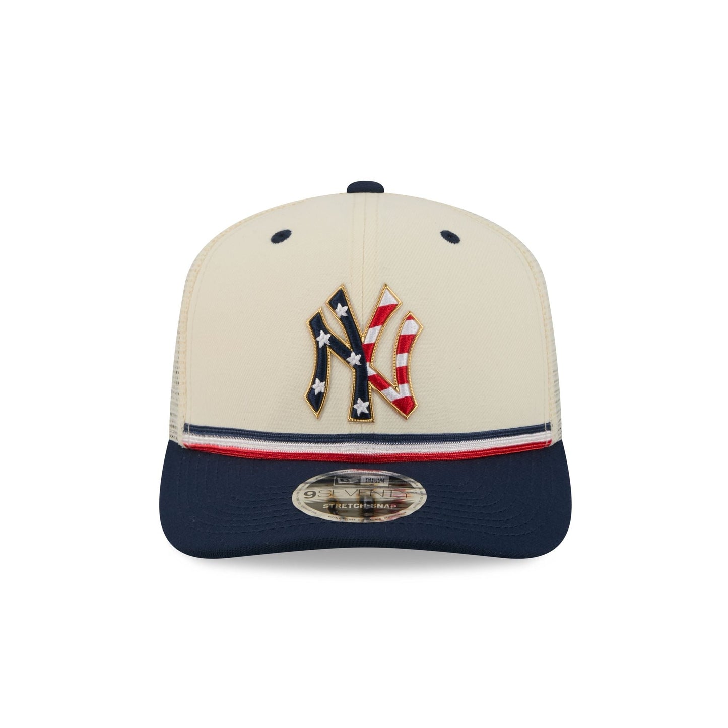 New York Yankees Independence Day 2026 9SEVENTY Trucker Hat