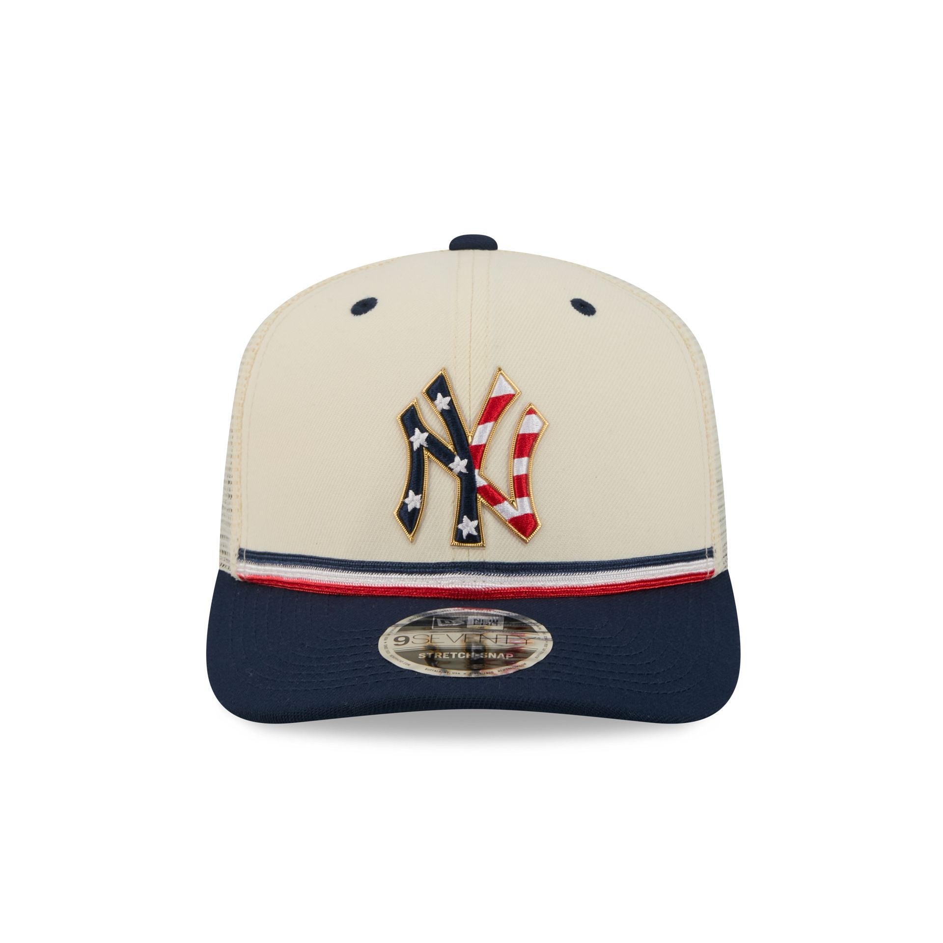 New York Yankees Independence Day 2026 9SEVENTY Trucker Hat