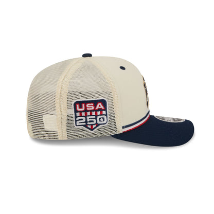 New York Yankees Independence Day 2026 9SEVENTY Trucker Hat