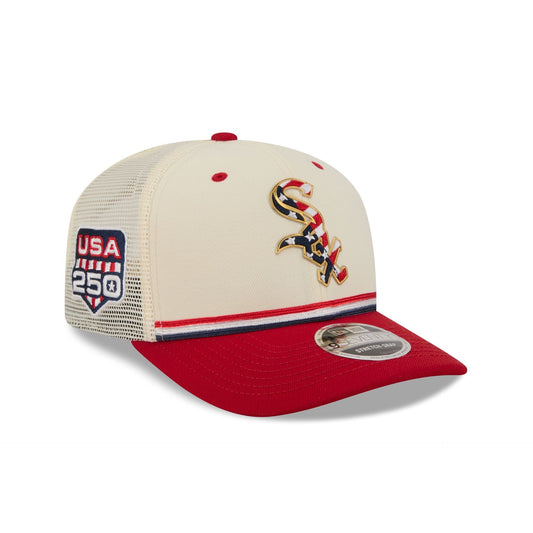 Chicago White Sox Independence Day 2026 9SEVENTY Trucker Hat