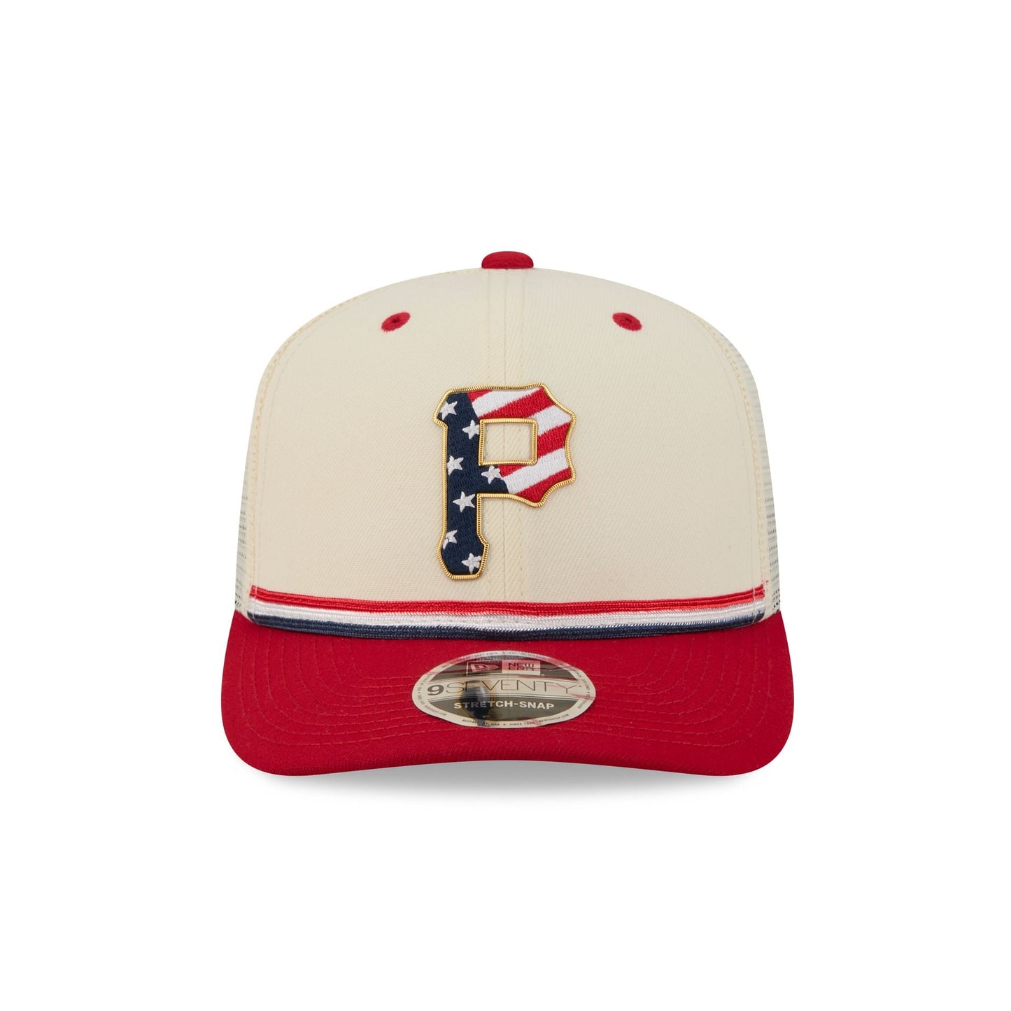 Pittsburgh Pirates Independence Day 2026 9SEVENTY Trucker Hat