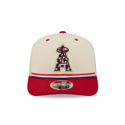 Los Angeles Angels Independence Day 2026 9SEVENTY Trucker Hat