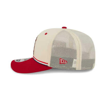 Los Angeles Angels Independence Day 2026 9SEVENTY Trucker Hat