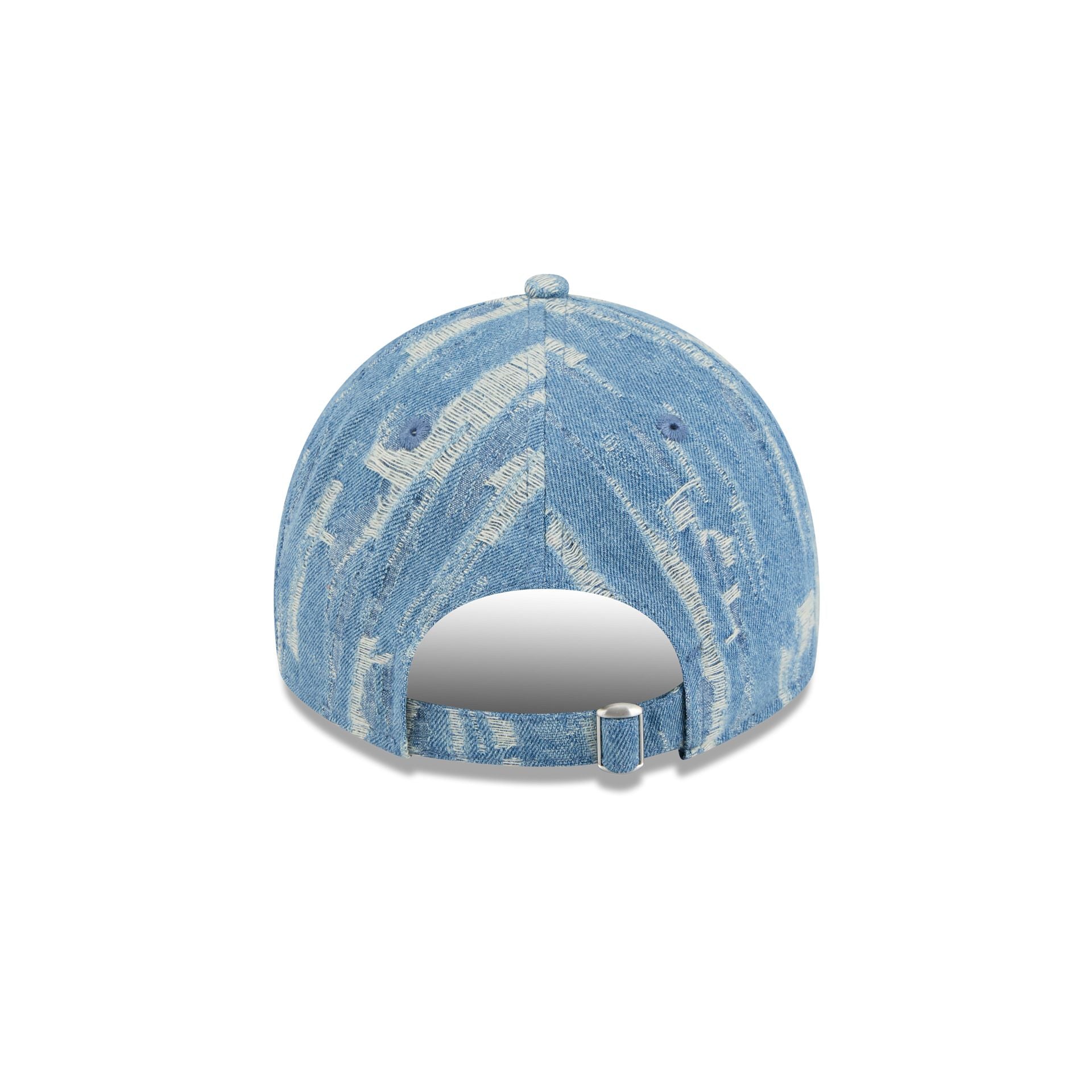 New Era Cap Bronze Tier Frayed Denim 9TWENTY A-Frame Adjustable Hat