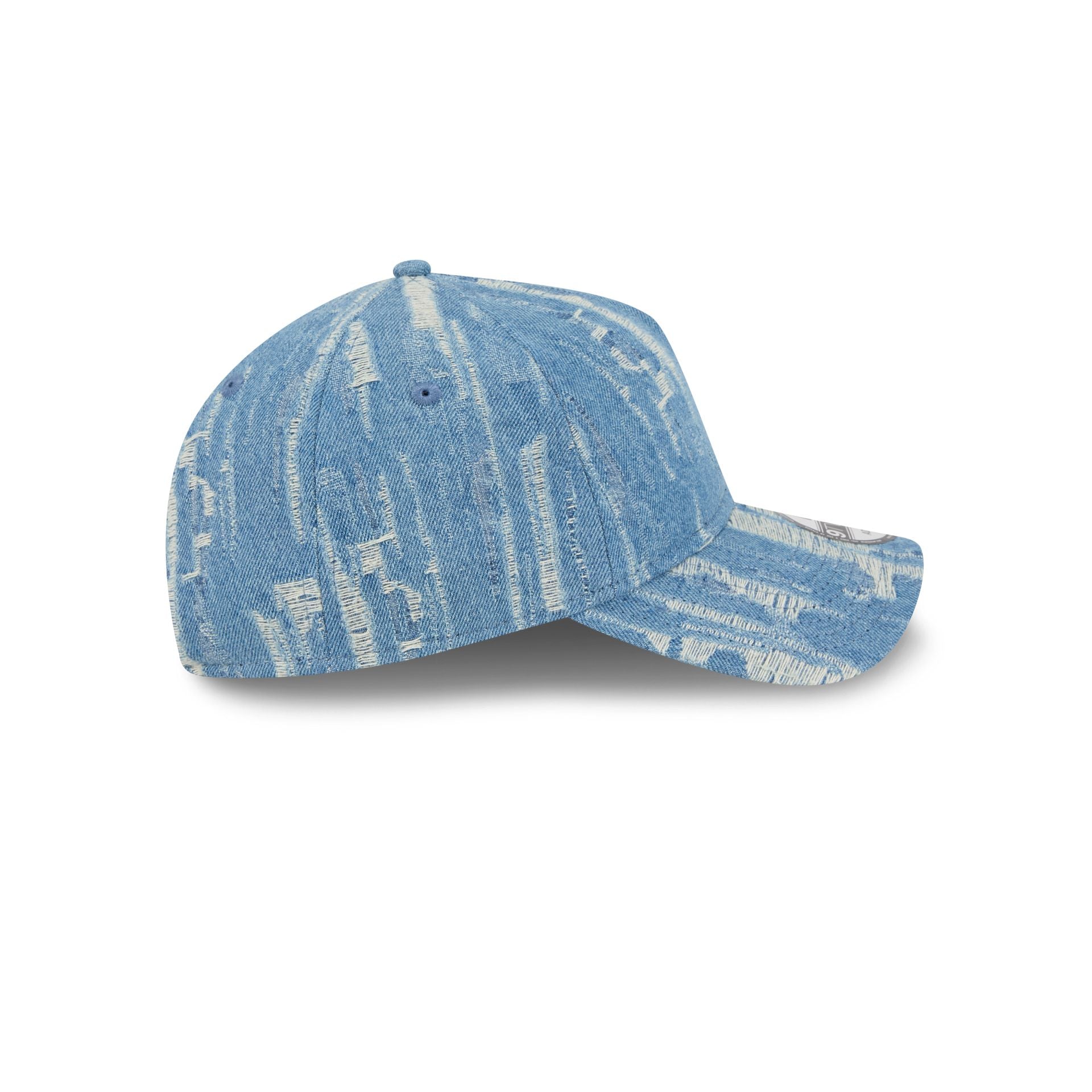 New Era Cap Bronze Tier Frayed Denim 9TWENTY A-Frame Adjustable Hat