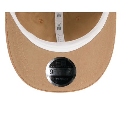 New Era Cap Black Platinum Tier Khaki Cashmere Retro Crown 9FIFTY Strapback Hat