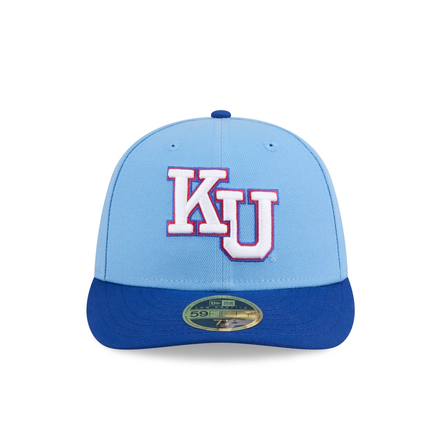 New Era x adidas Kansas Jayhawks Sky Blue Low Profile 59FIFTY Fitted Hat