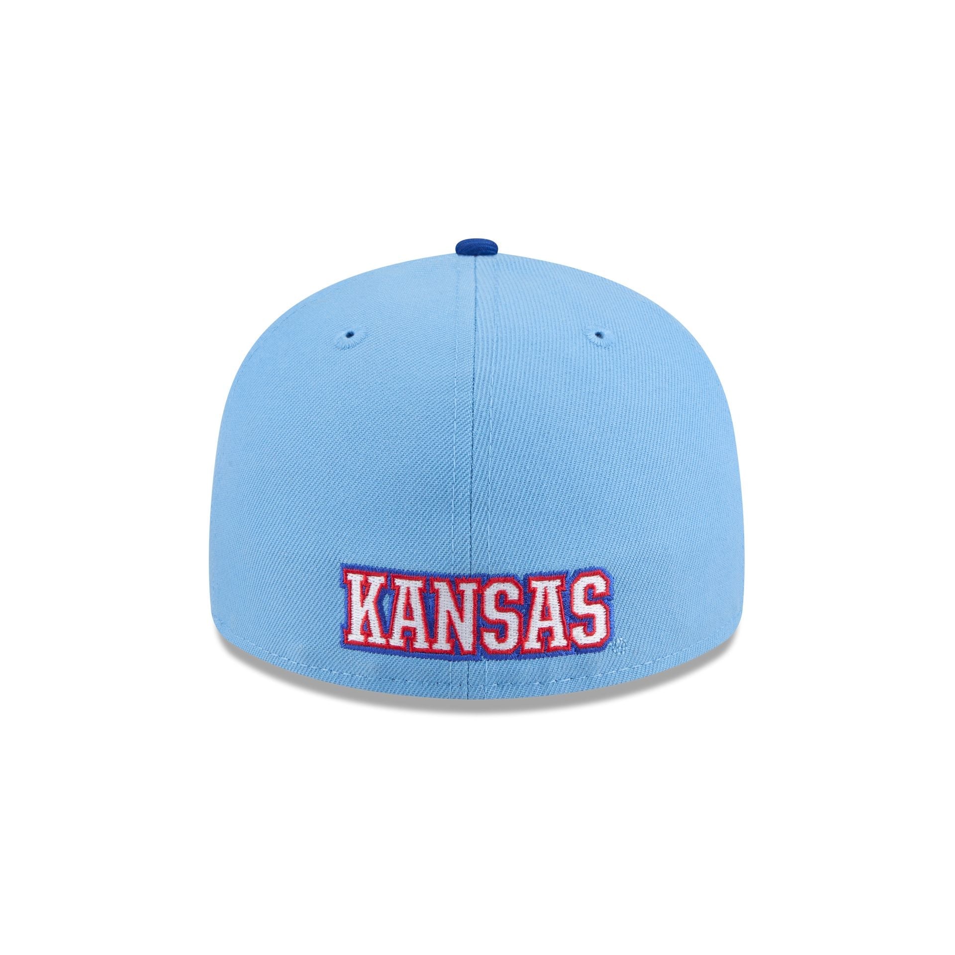 New Era x adidas Kansas Jayhawks Sky Blue Low Profile 59FIFTY Fitted Hat