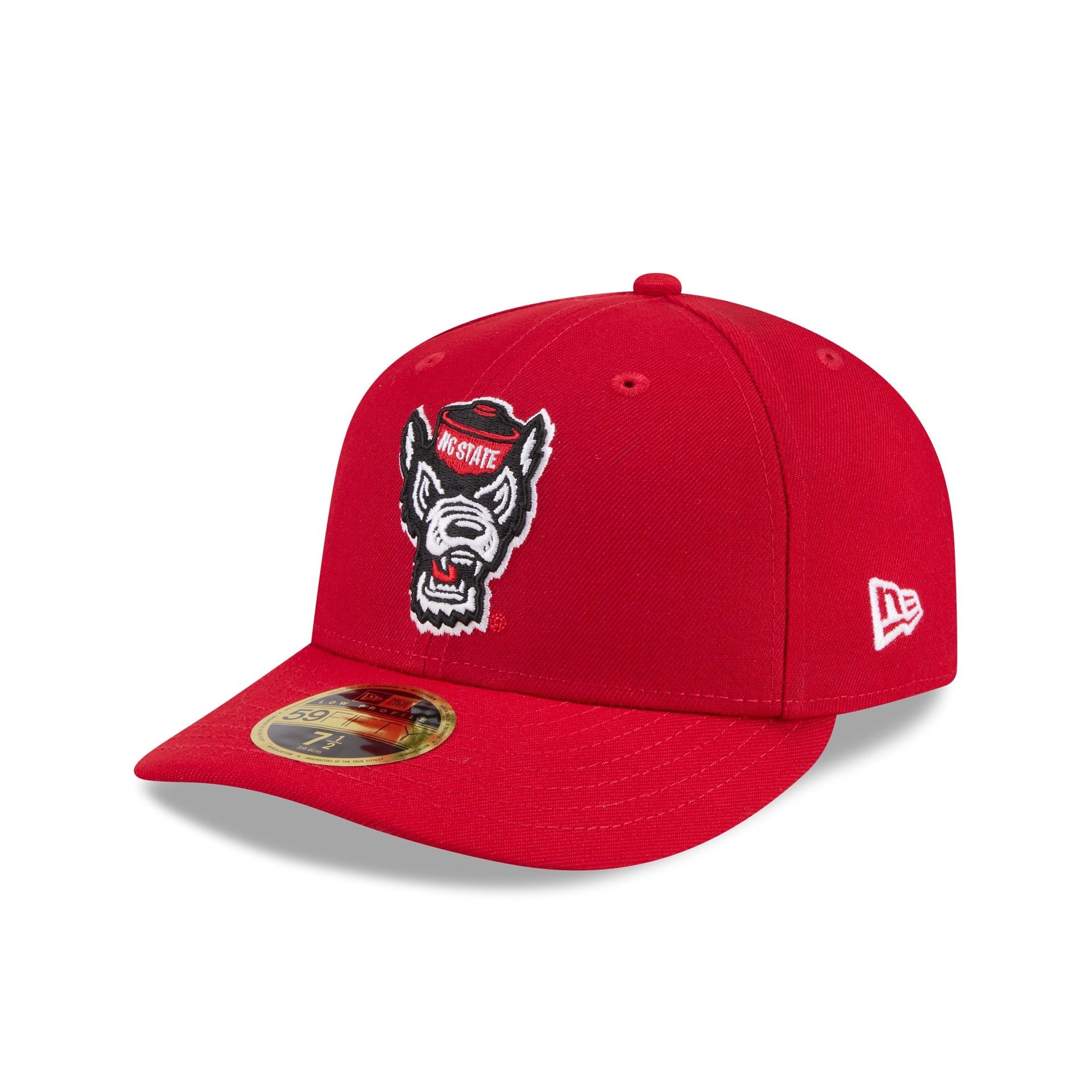 New Era x adidas NC State Wolfpack Scarlet Low Profile 59FIFTY Fitted Hat