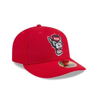 New Era x adidas NC State Wolfpack Scarlet Low Profile 59FIFTY Fitted Hat