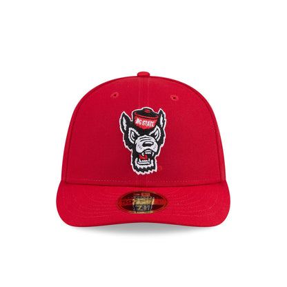 New Era x adidas NC State Wolfpack Scarlet Low Profile 59FIFTY Fitted Hat