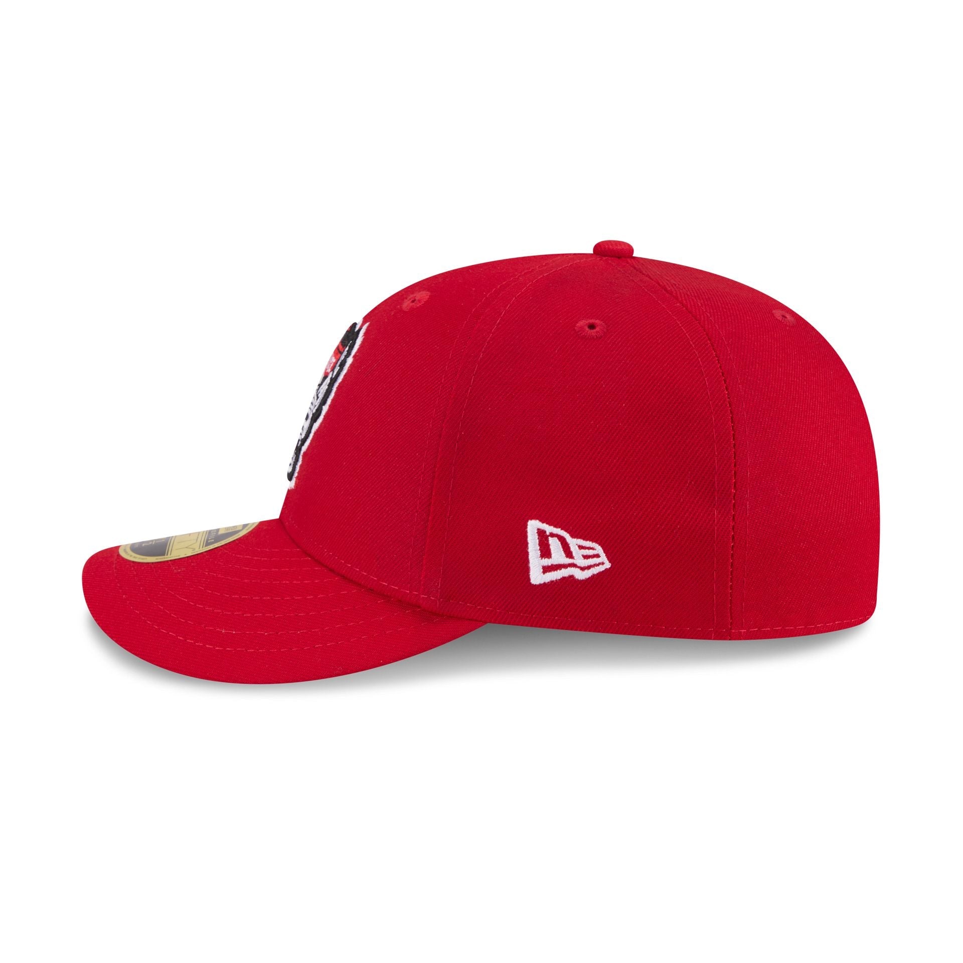 New Era x adidas NC State Wolfpack Scarlet Low Profile 59FIFTY Fitted Hat