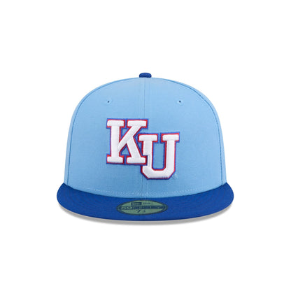 New Era x adidas Kansas Jayhawks Sky Blue 59FIFTY Fitted Hat
