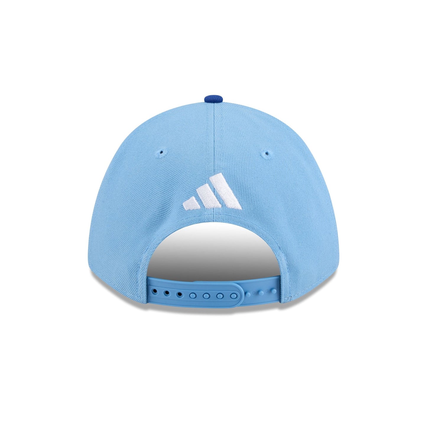 New Era x adidas Kansas Jayhawks Sky Blue 9FORTY M-Crown Snapback Hat