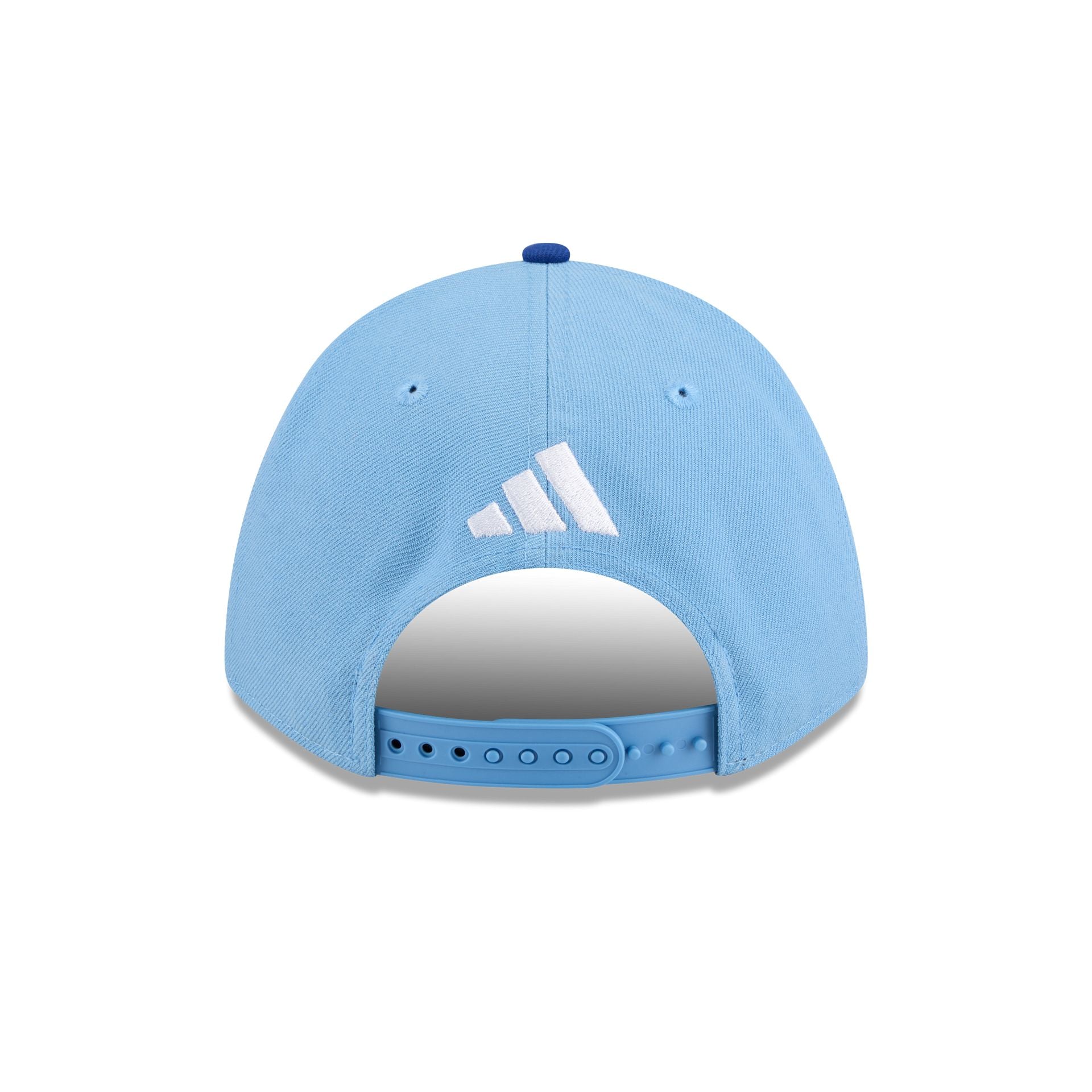 New Era x adidas Kansas Jayhawks Sky Blue 9FORTY M-Crown Snapback Hat