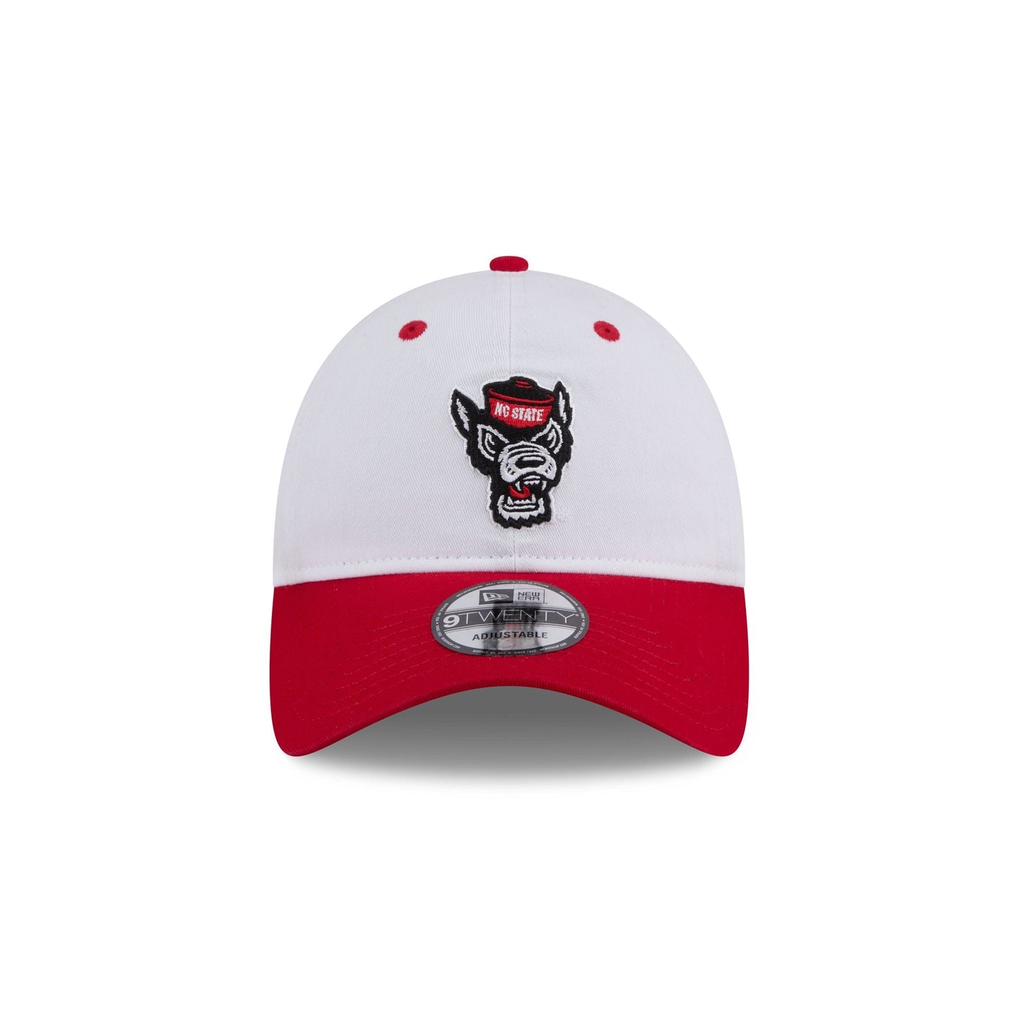 New Era x adidas NC State Wolfpack White 9TWENTY Adjustable Hat