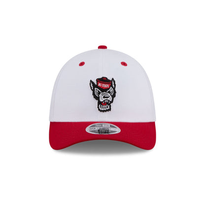 New Era x adidas NC State Wolfpack White 39THIRTY M-Crown Stretch Fit Hat