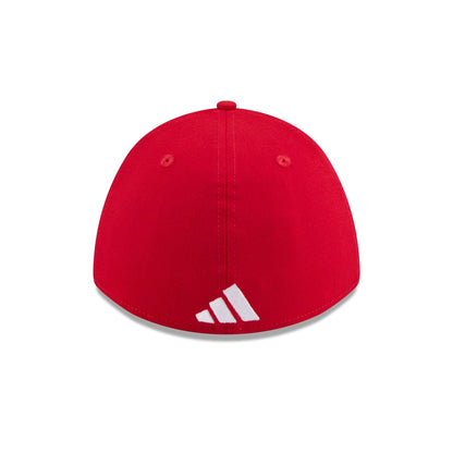 New Era x adidas NC State Wolfpack Scarlet 39THIRTY M-Crown Stretch Fit Hat