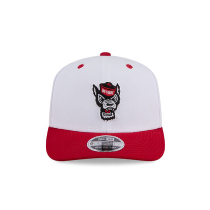 New Era x adidas NC State Wolfpack White 9SEVENTY Stretch-Snap Hat