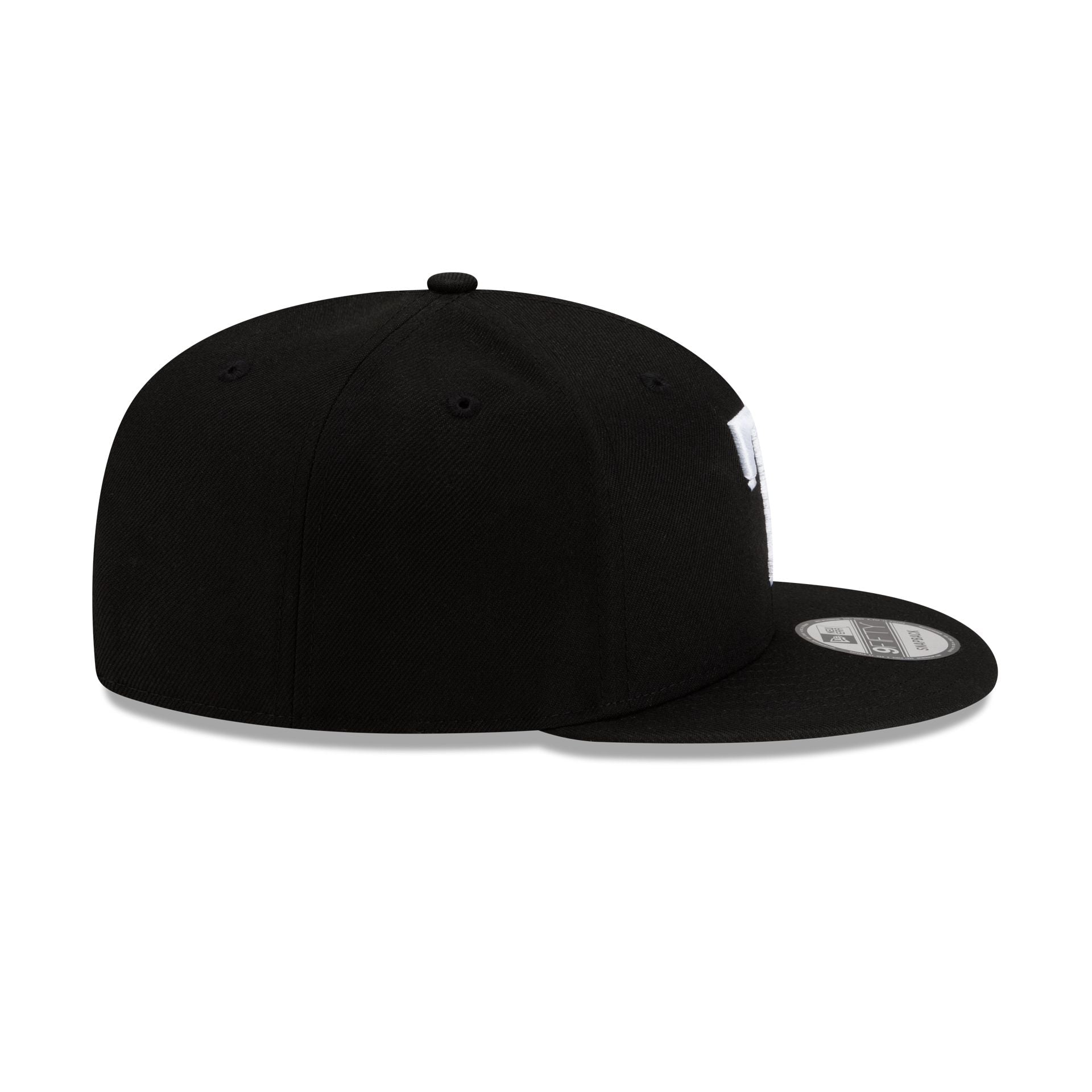 Texas Rangers Basic Black & White 9FIFTY Snapback Hat
