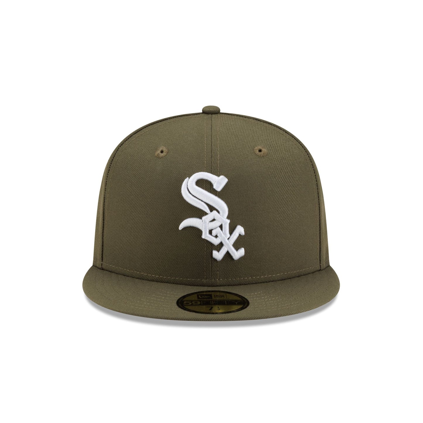 Chicago White Sox Basic Olive Green 59FIFTY Fitted Hat