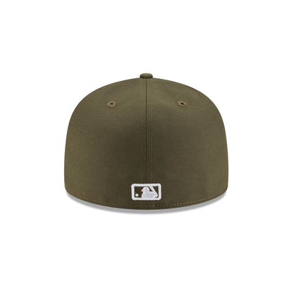 Atlanta Braves Basic Olive Green 59FIFTY Fitted Hat