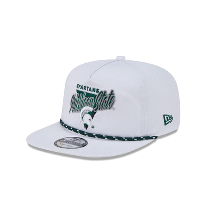 Michigan State Spartans Collegiate White 19TWENTY Snapback Hat