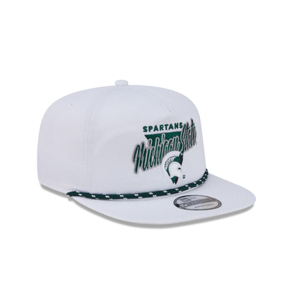 Michigan State Spartans Collegiate White 19TWENTY Snapback Hat
