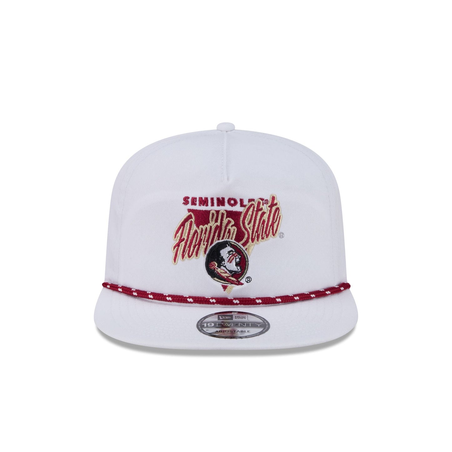 Florida State Seminoles Collegiate White 19TWENTY Snapback Hat