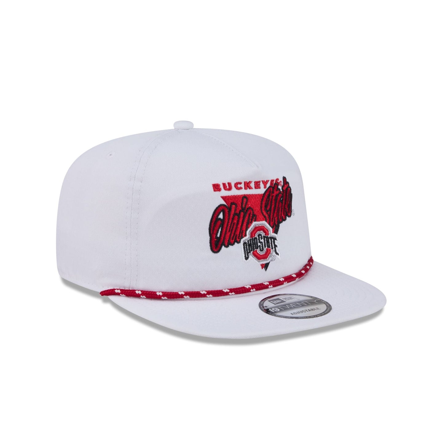 Ohio State Buckeyes Collegiate White 19TWENTY Snapback Hat