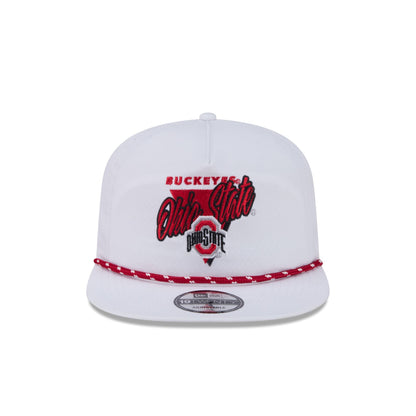 Ohio State Buckeyes Collegiate White 19TWENTY Snapback Hat