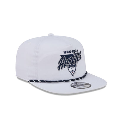 Connecticut Huskies Collegiate White 19TWENTY Snapback Hat