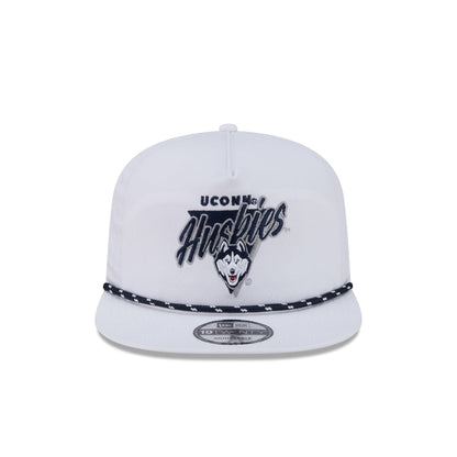 Connecticut Huskies Collegiate White 19TWENTY Snapback Hat