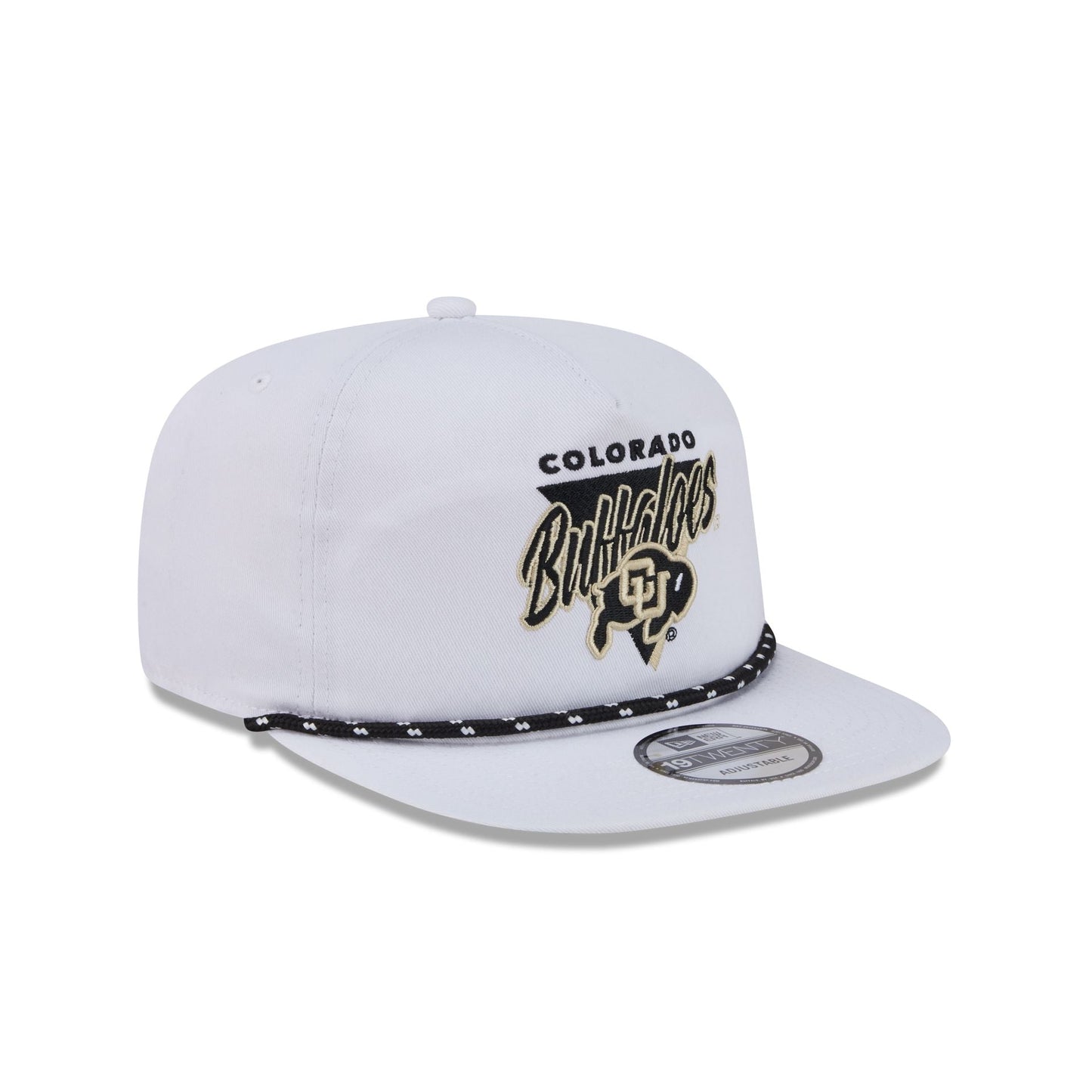Colorado Buffaloes Collegiate White 19TWENTY Snapback Hat