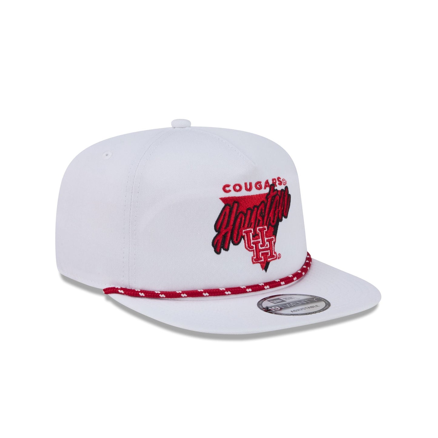 Houston Cougars Collegiate White 19TWENTY Snapback Hat