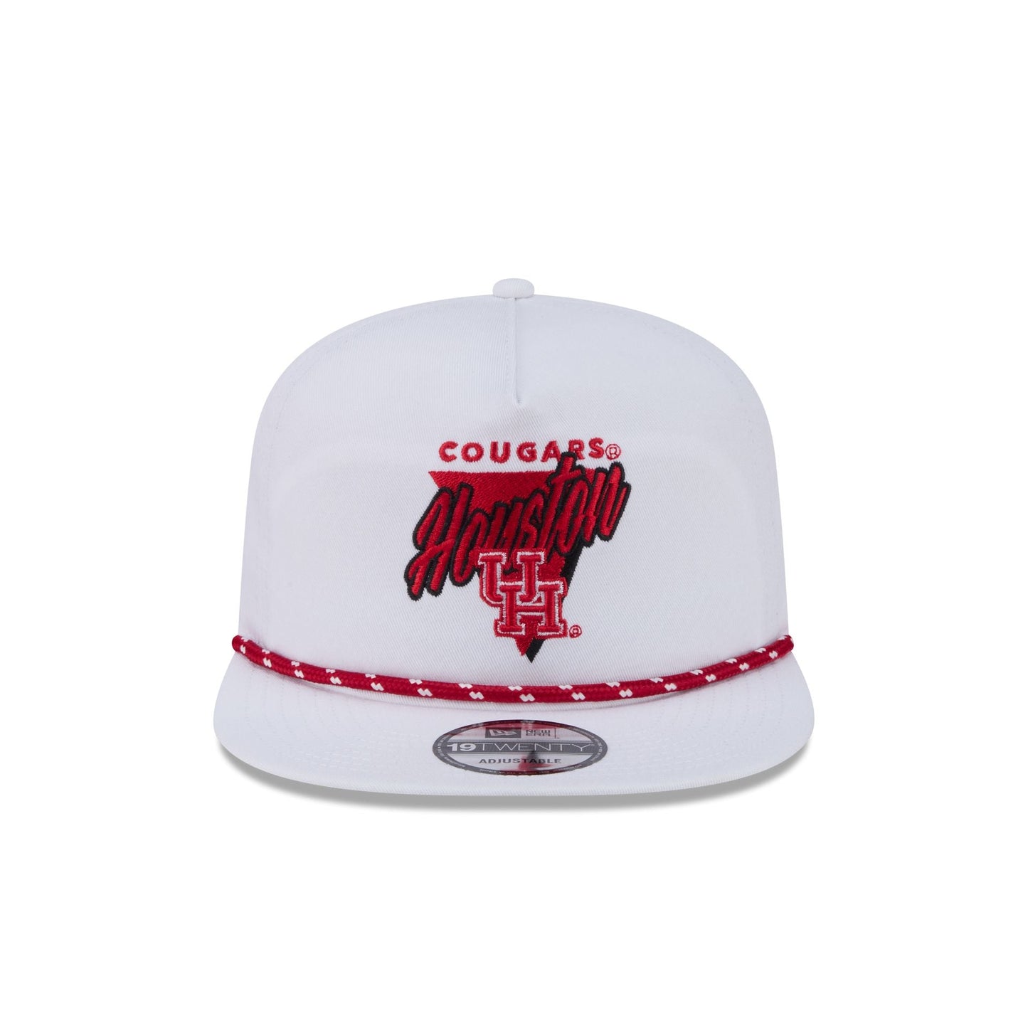 Houston Cougars Collegiate White 19TWENTY Snapback Hat