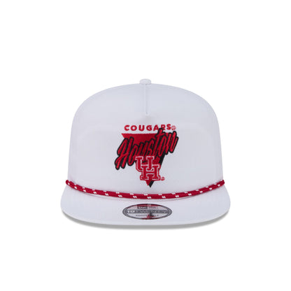 Houston Cougars Collegiate White 19TWENTY Snapback Hat