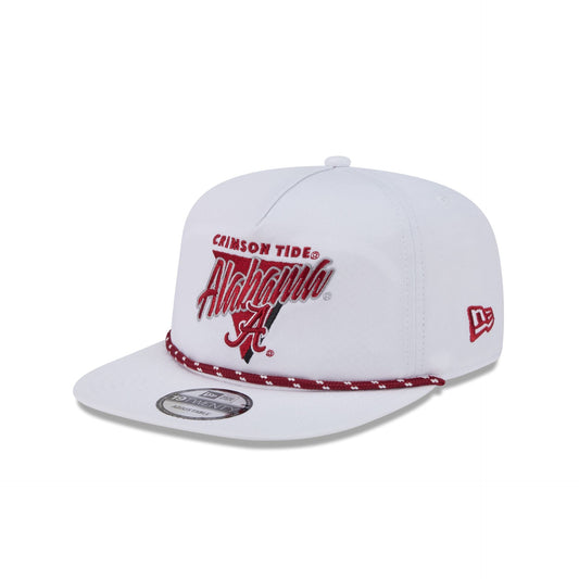 Alabama Crimson Tide Collegiate White 19TWENTY Snapback Hat