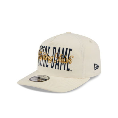 Notre Dame Fighting Irish Collegiate Script Ivory 19TWENTY Snapback Hat