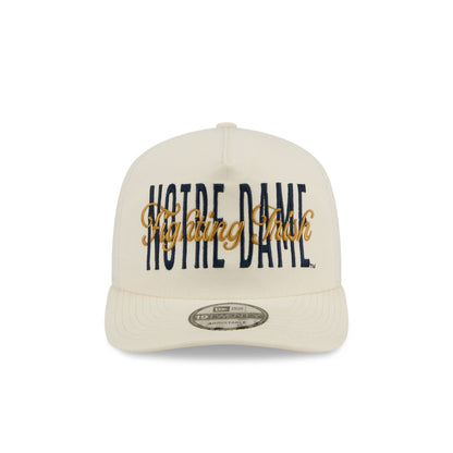 Notre Dame Fighting Irish Collegiate Script Ivory 19TWENTY Snapback Hat