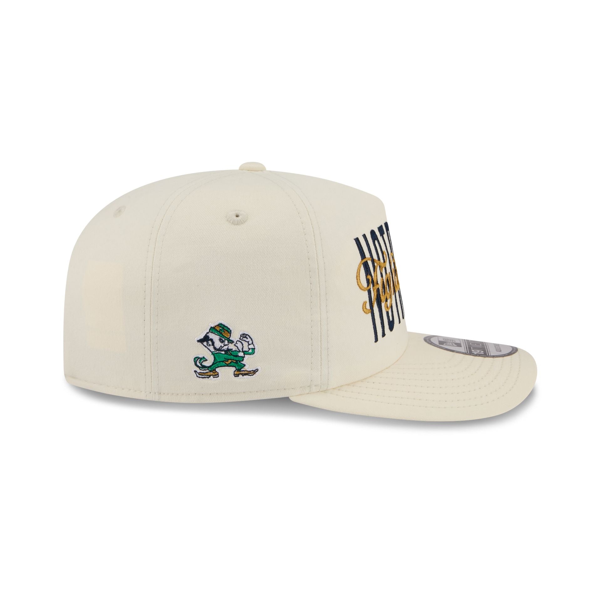 Notre Dame Fighting Irish Collegiate Script Ivory 19TWENTY Snapback Hat